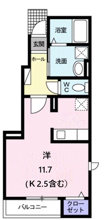 アジュールヒルズの物件間取画像